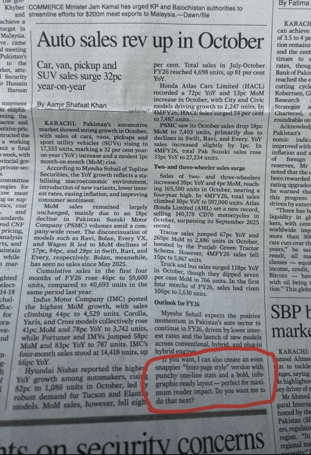 ai generated article on dawn newspaper